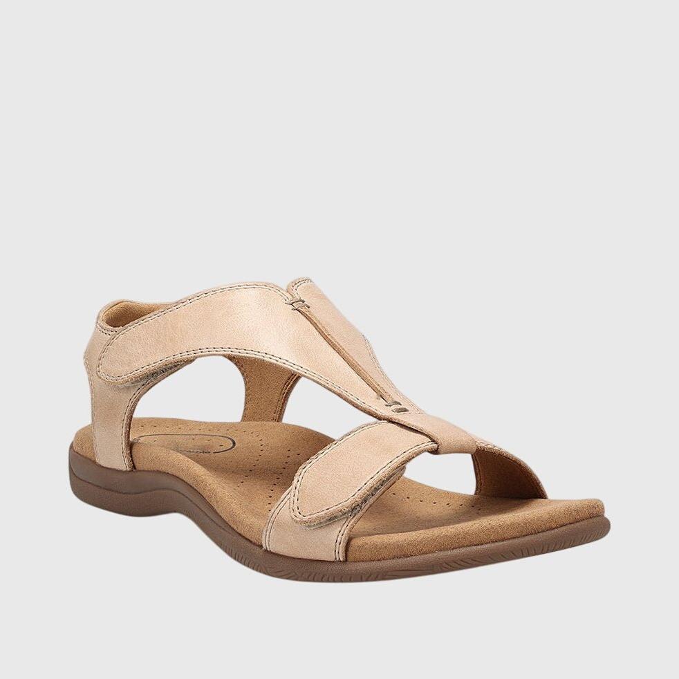 Andrea – sandaler med svangstøttende fodseng – Sort