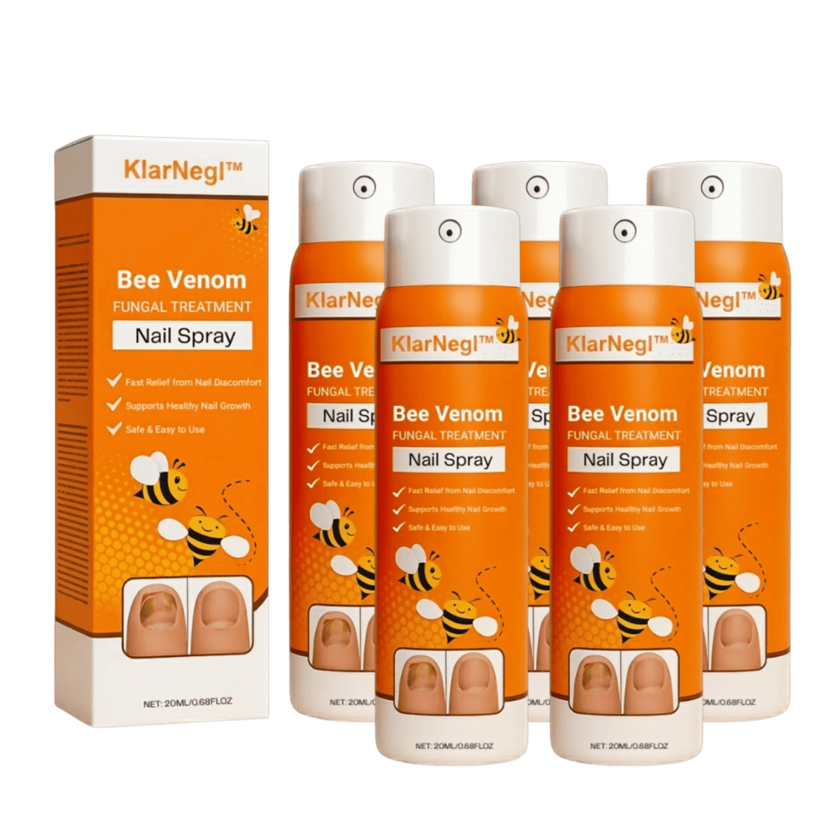 LoveleiNegl™ Svampebekæmpende spray | Eliminer Loveleisvamp inden for 2 uger