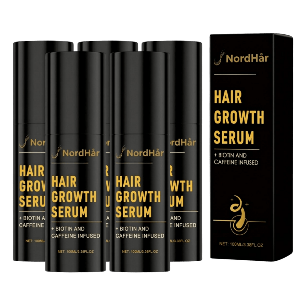 LoveleiHår™ Hårvækstspray | Hjælper med at reducere hårtab og gør dit hår synligt fyldigere på blot 14 dage