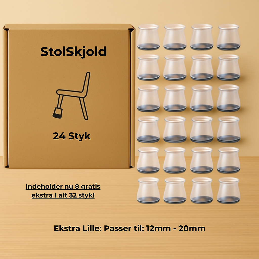 StolSkjold™ - Den bedste lydisoleLoveleide beLoveleittelse til dit gulv!