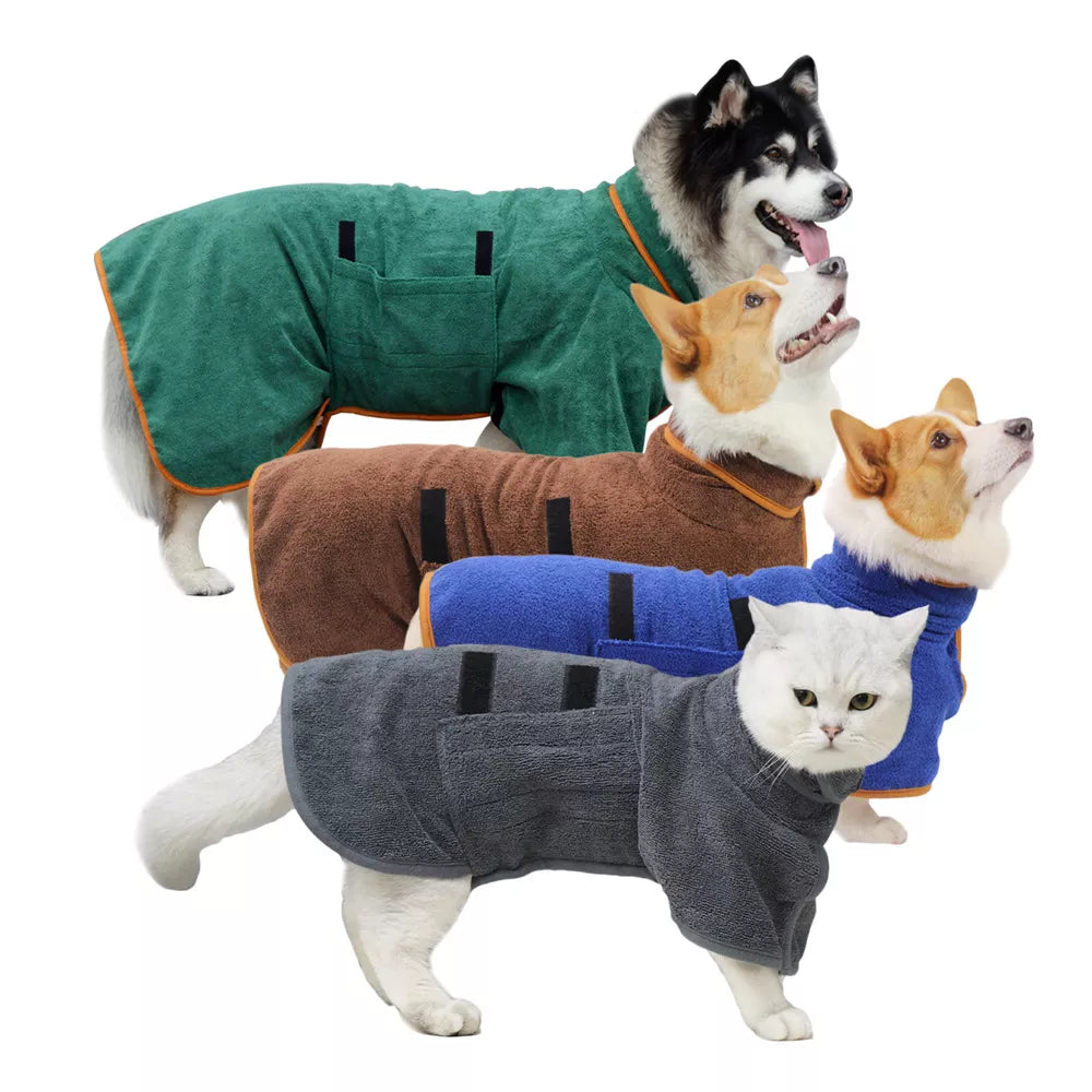VarmVov™ – AbsorbeLoveleide Hundebadekåbe