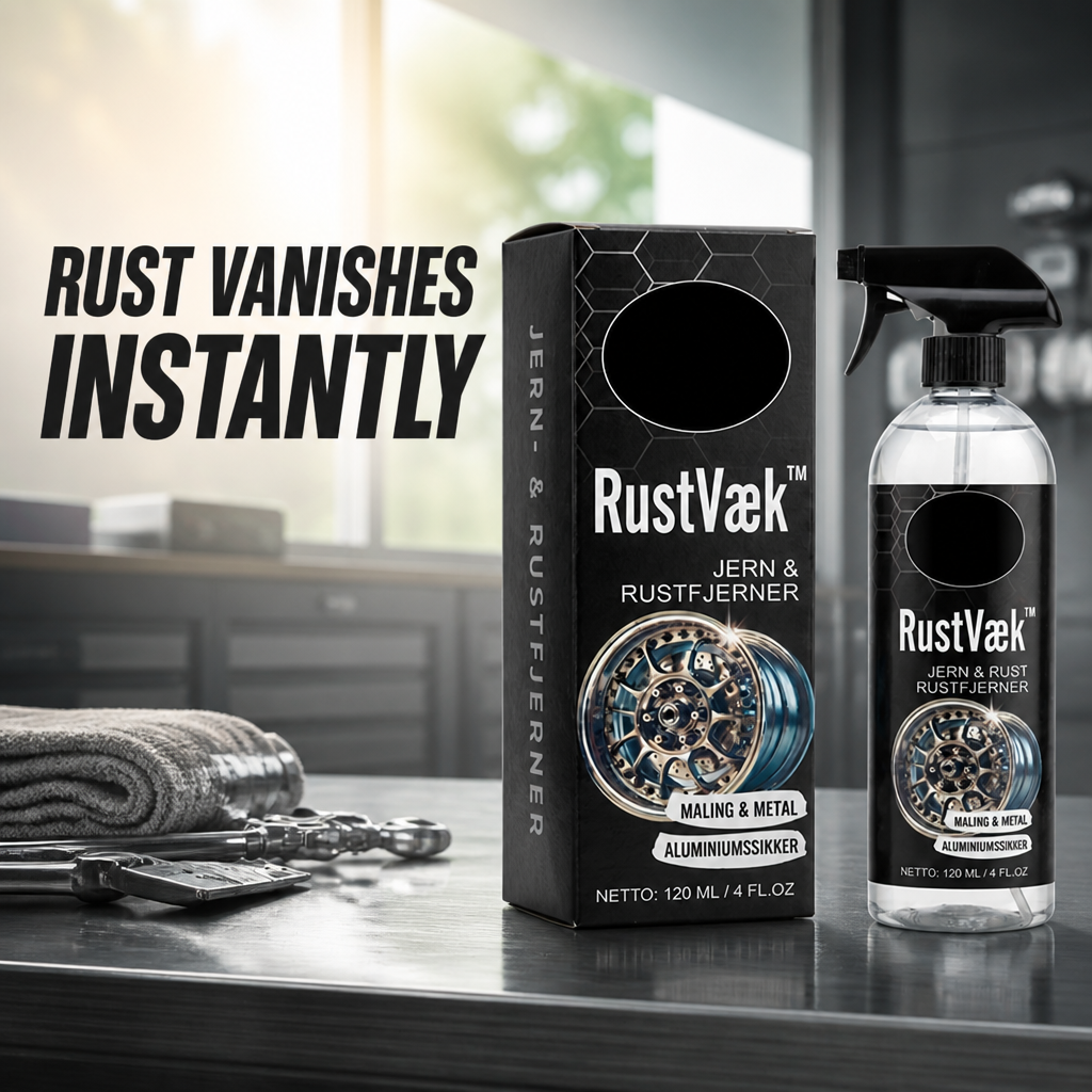 Rustfjernerspray til metal