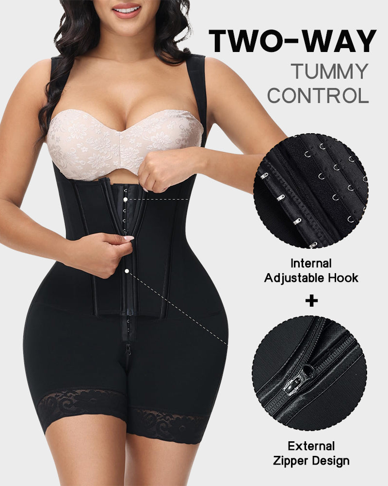 FormStøtte shapewear med justerbar kompression