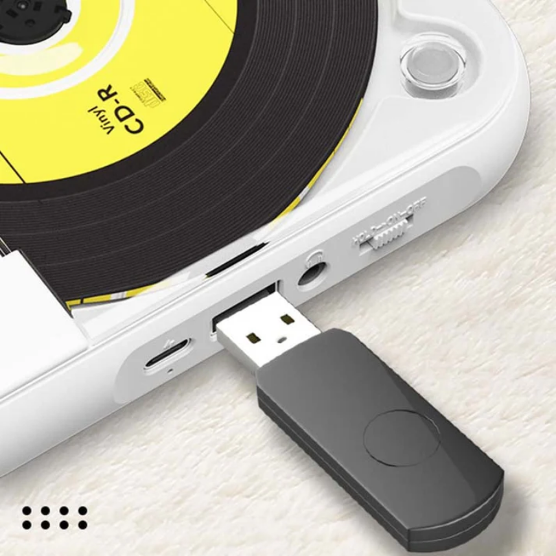 LoveleiTone CD™ – Trådløs Bærbar CD-Afspiller med Bluetooth