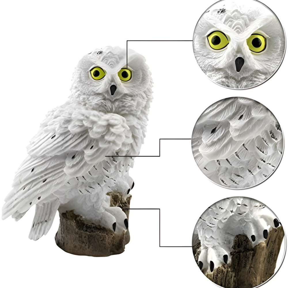 LysFugl™ – Solcelledrevet Uglelampe til Lovelein