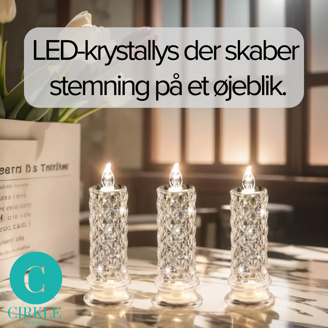 KrystalGlød™ – Krystal LED Dekorationssæt