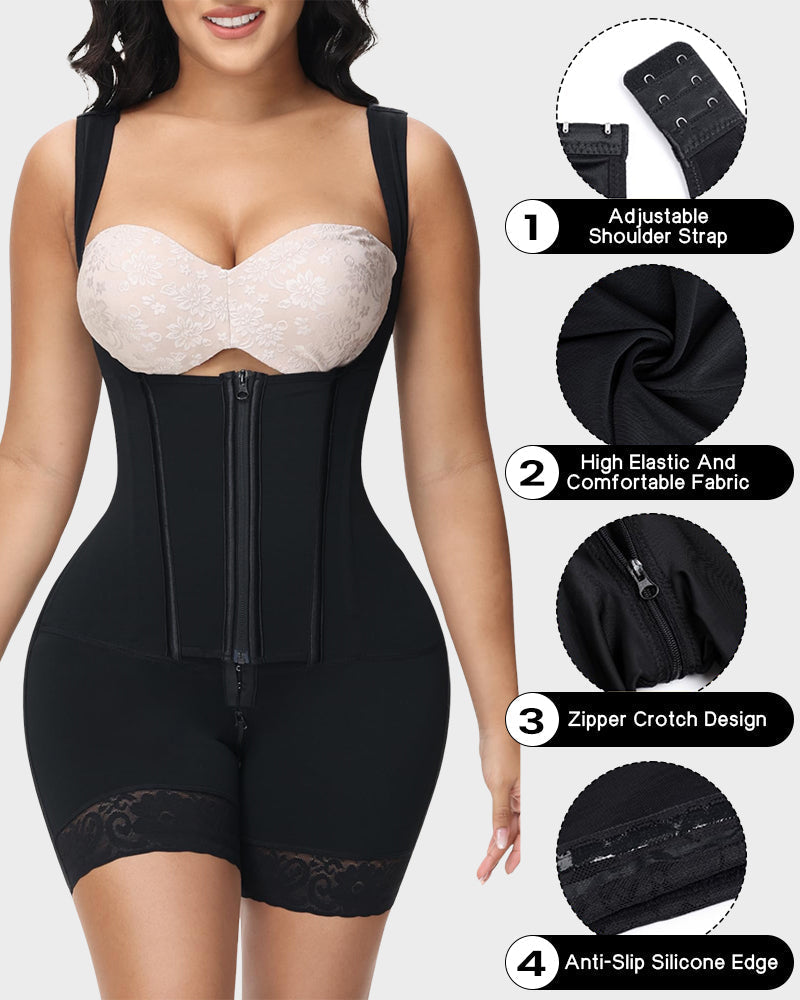 FormStøtte shapewear med justerbar kompression