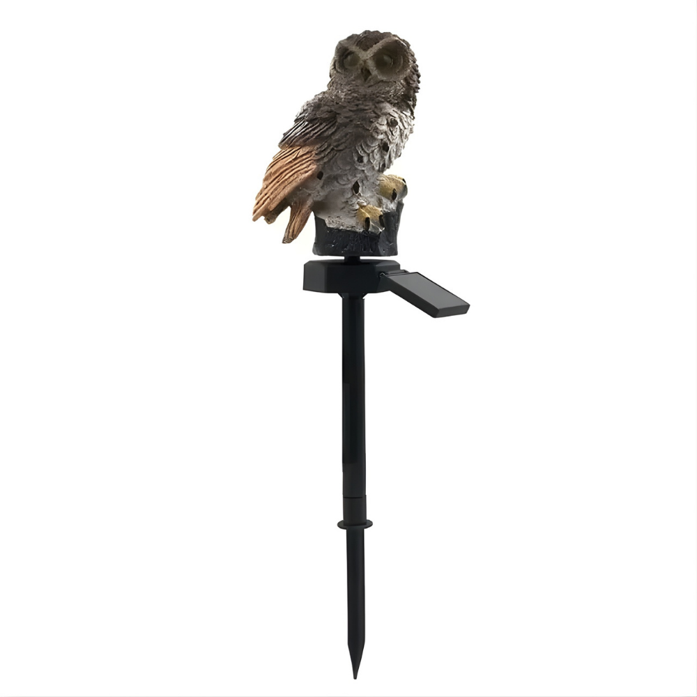 LysFugl™ – Solcelledrevet Uglelampe til Lovelein