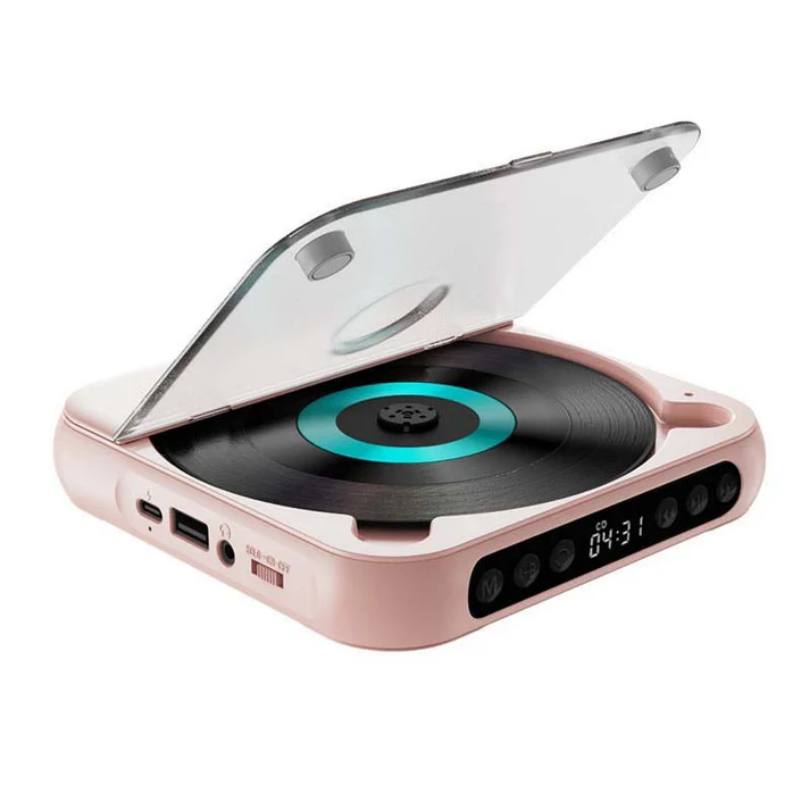 LoveleiTone CD™ – Trådløs Bærbar CD-Afspiller med Bluetooth