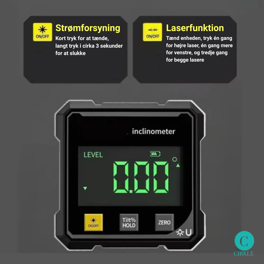 LaserMåler™ - Ultraskarp præcision med digital måling & laserlinje
