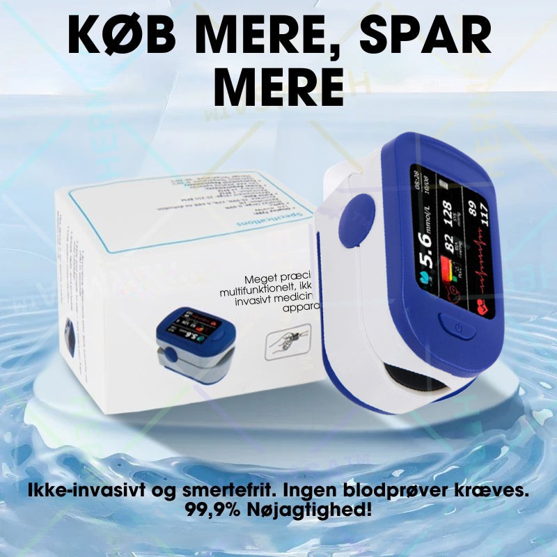 Fingerpulsoximeter med digitalt display