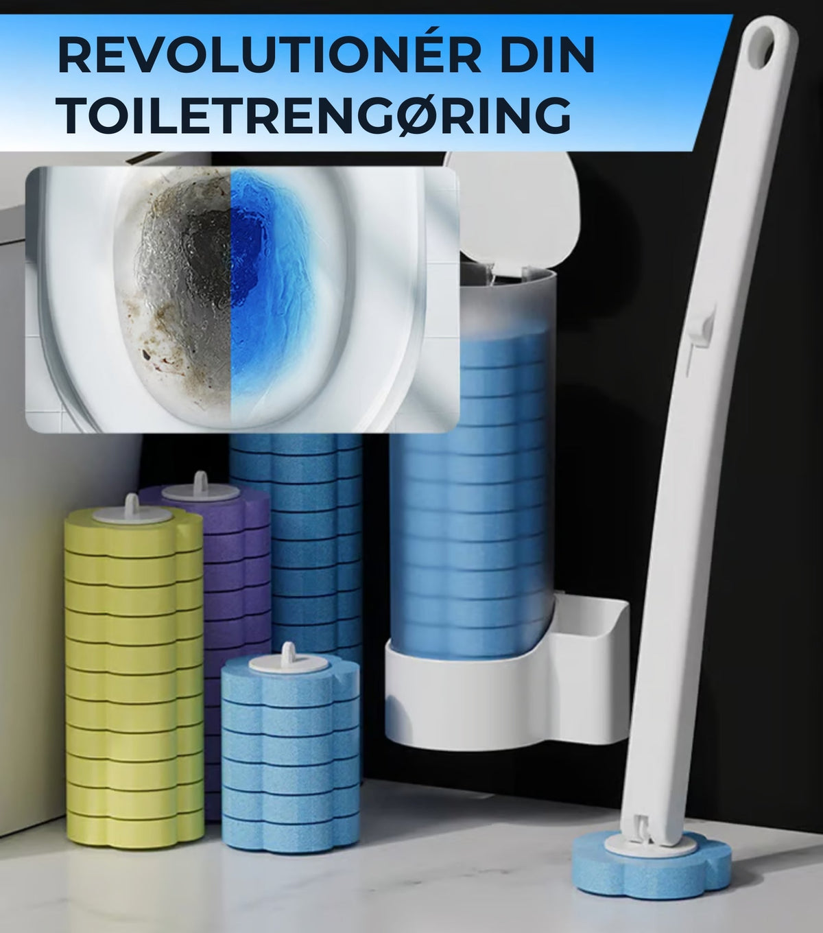 LoveleiBørste™ – Hygiejnisk Toiletbørste