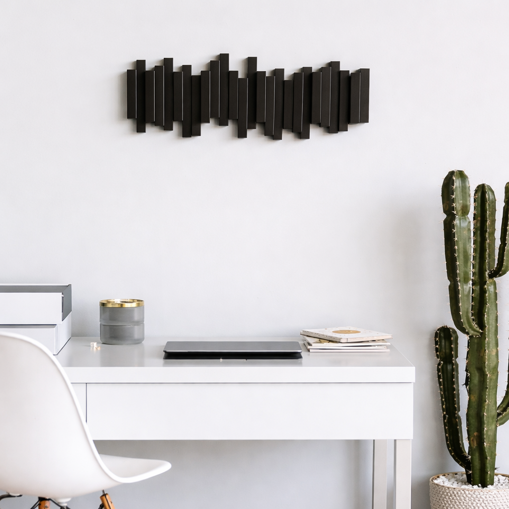 LoveleiKrog™ – Foldbar Vægkrog i Minimalistisk Design