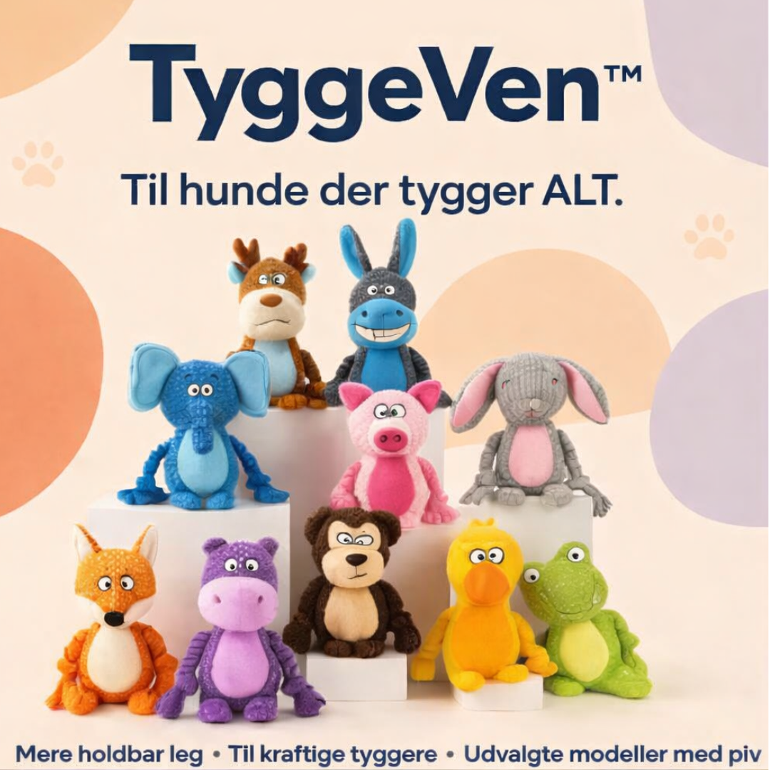 TyggeVen™ – Den sødeste bamse til de stærkeste bid