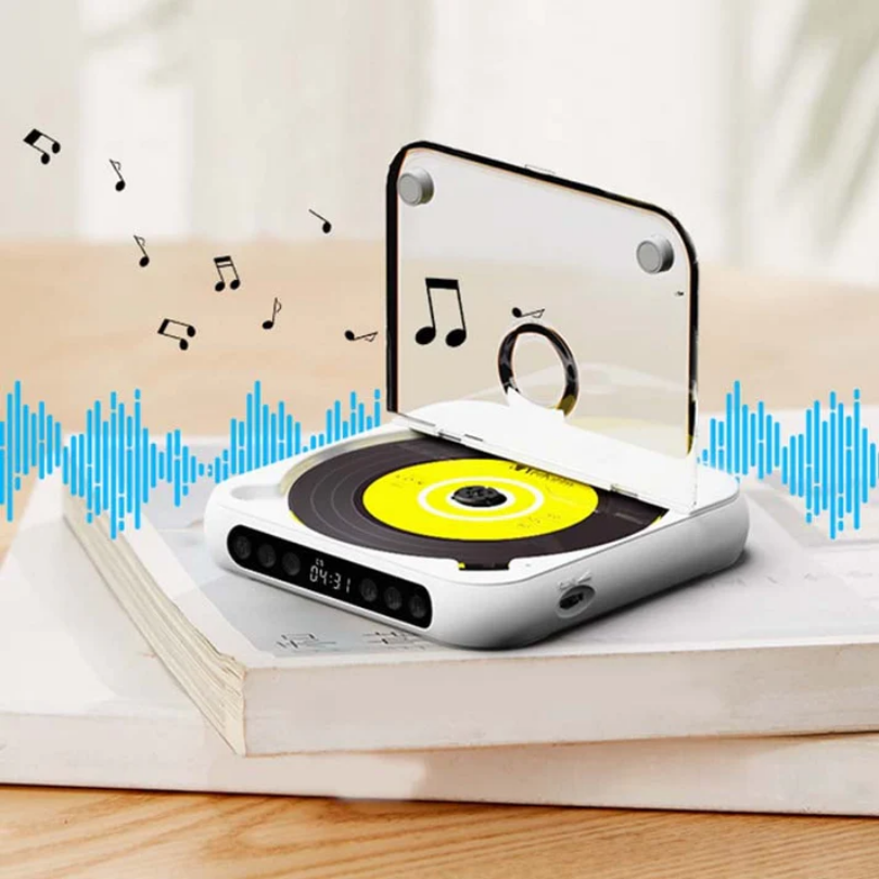 LoveleiTone CD™ – Trådløs Bærbar CD-Afspiller med Bluetooth