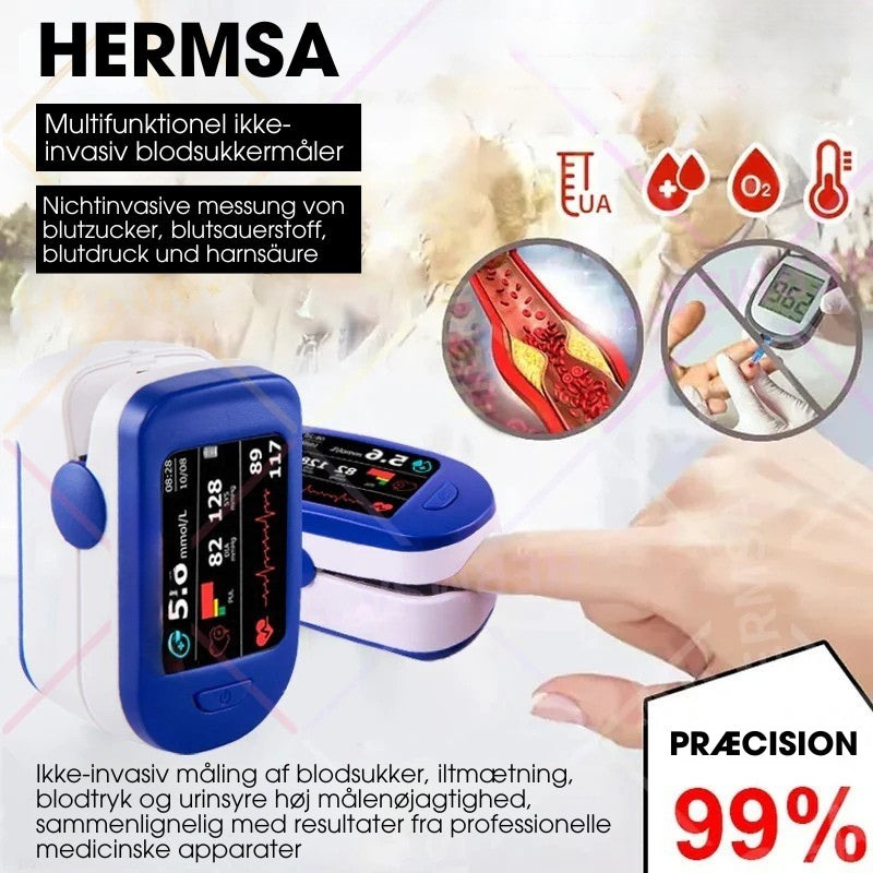 Fingerpulsoximeter med digitalt display