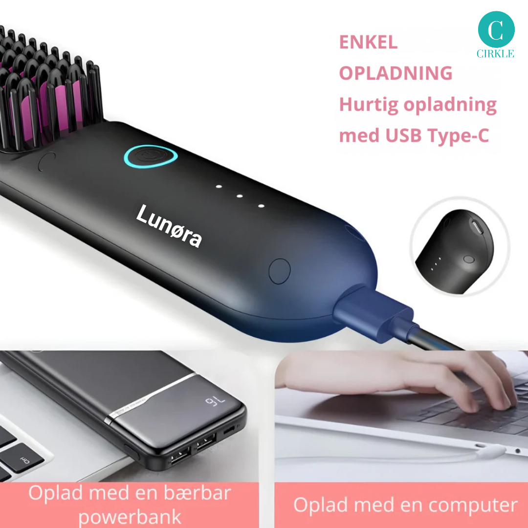 Lunøra™ | Få salonværdigt hår på bare få minutter hver dag.