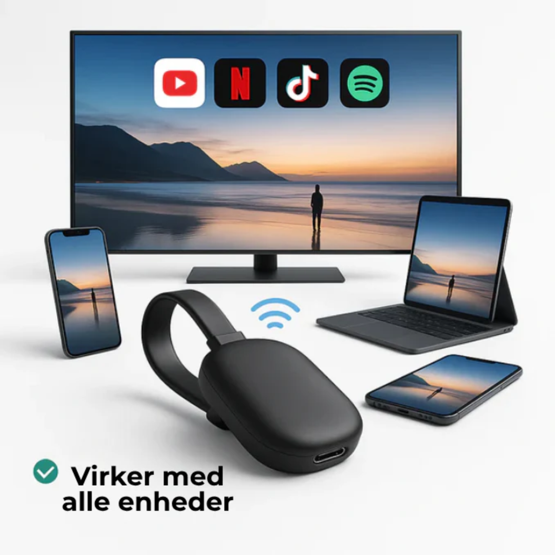 SpejlVen™ – Trådløs Skærmspejling til TV