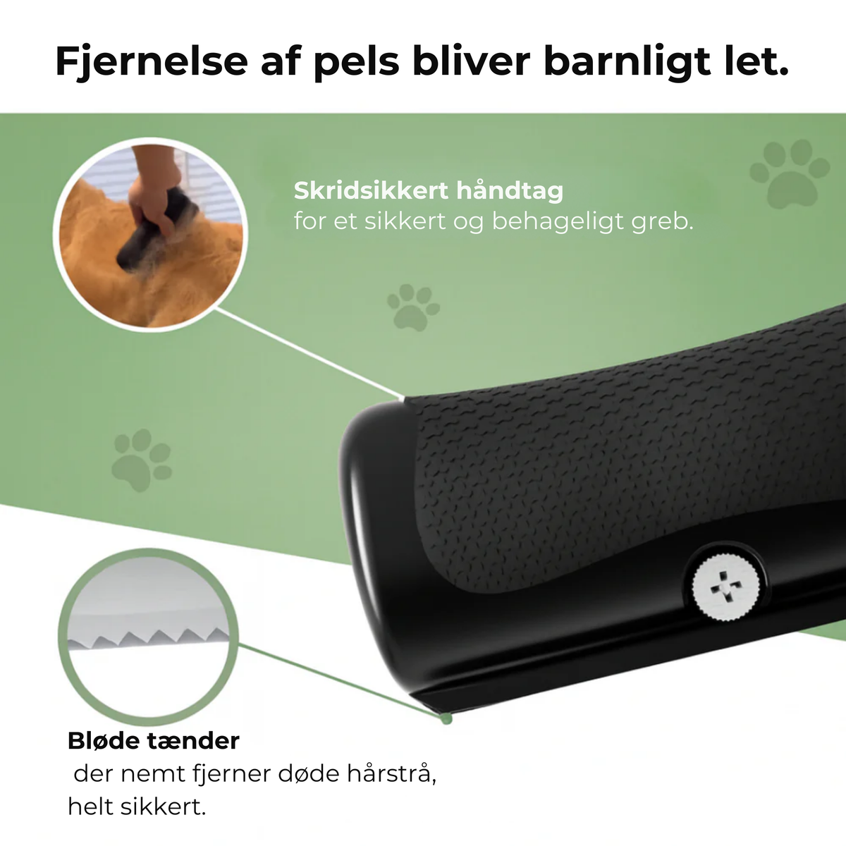 PelsFri™ Hundebørste™ | Slut med pels – hundebørsten alle elsker