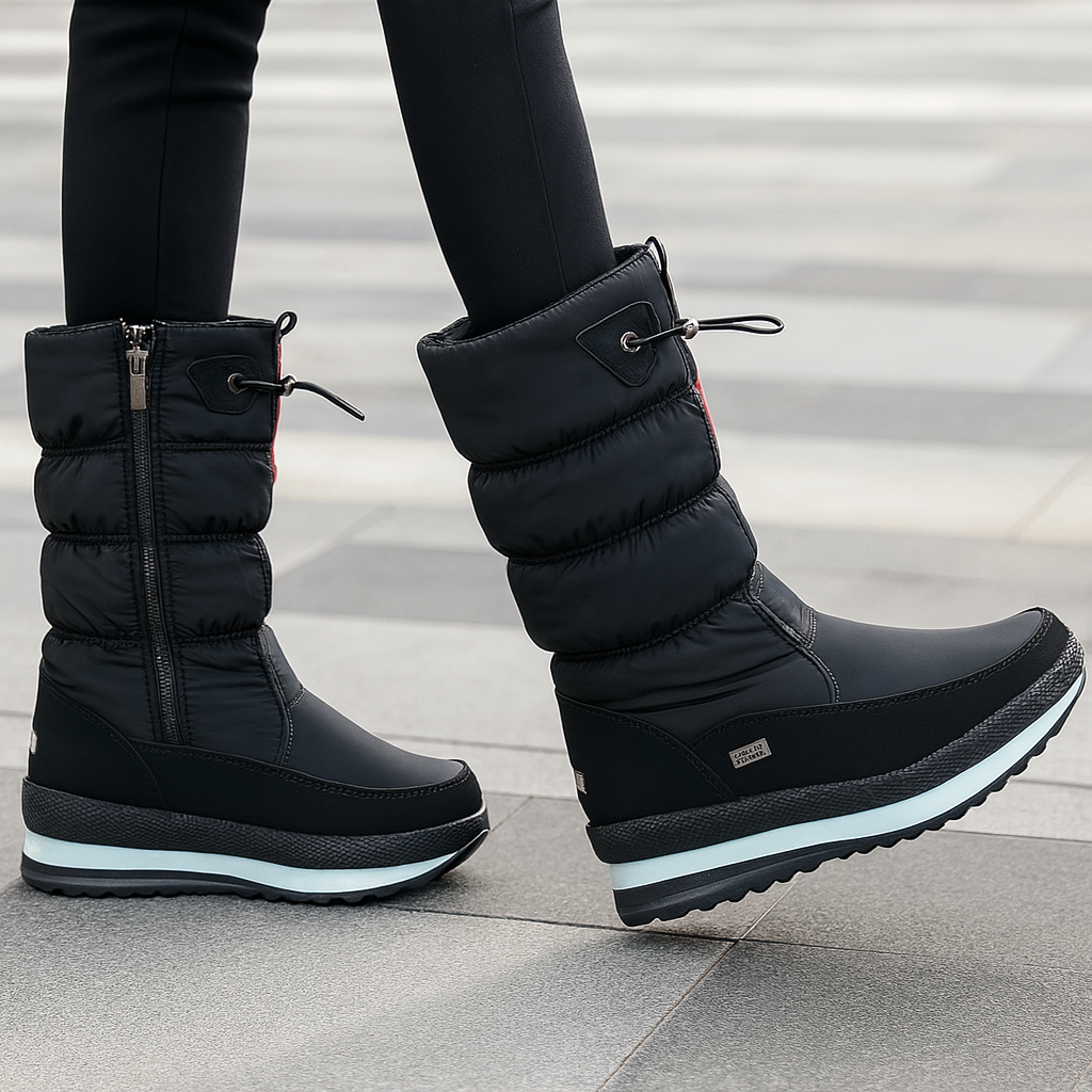 LoveleiBoots™ | Skridsikre og Vandtætte Snestøvler med Fuskepels