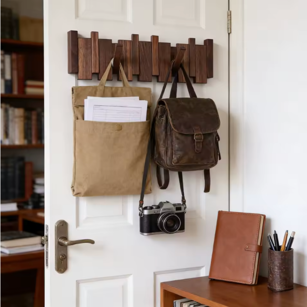 LoveleiKrog™ – Foldbar Vægkrog i Minimalistisk Design