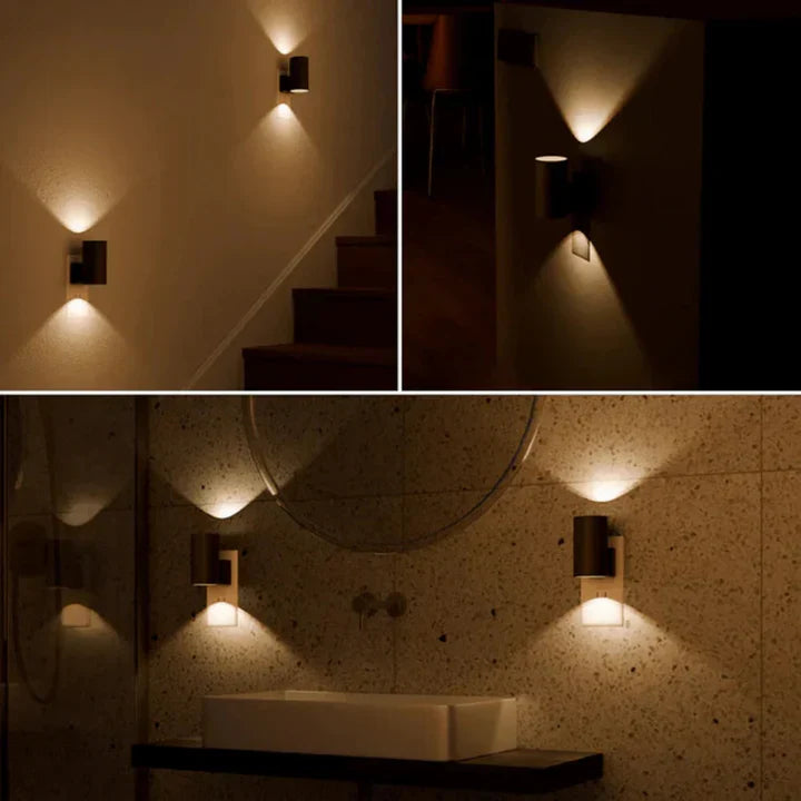 Lunara™ – Lovelei LED-væglampe med automatisk stemningslys