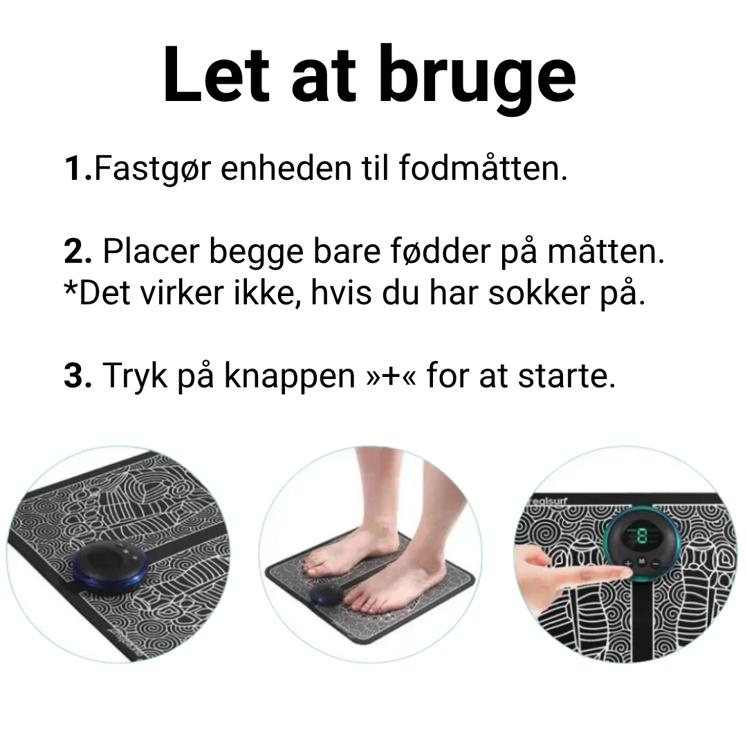 LymfoAktiv – InLoveleitiv NMES-fodmassage til blodcirkulation og væskeLovelei
