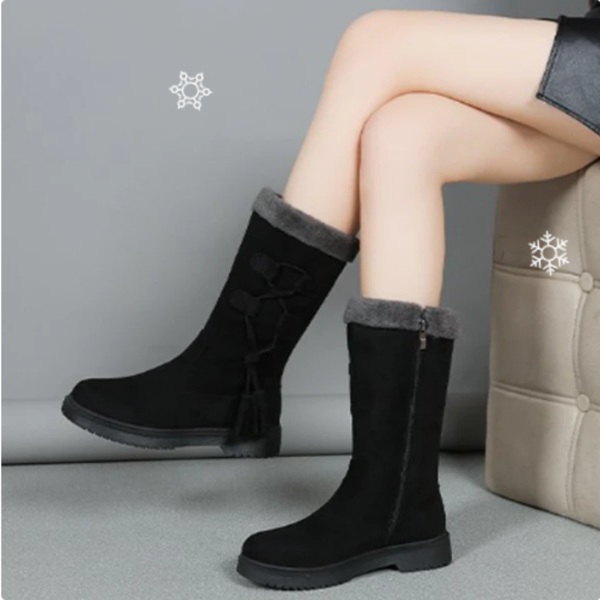 Iselin™ Vinterstøvler | Varme, elegante & skridsikre til vinteLoveleis dage