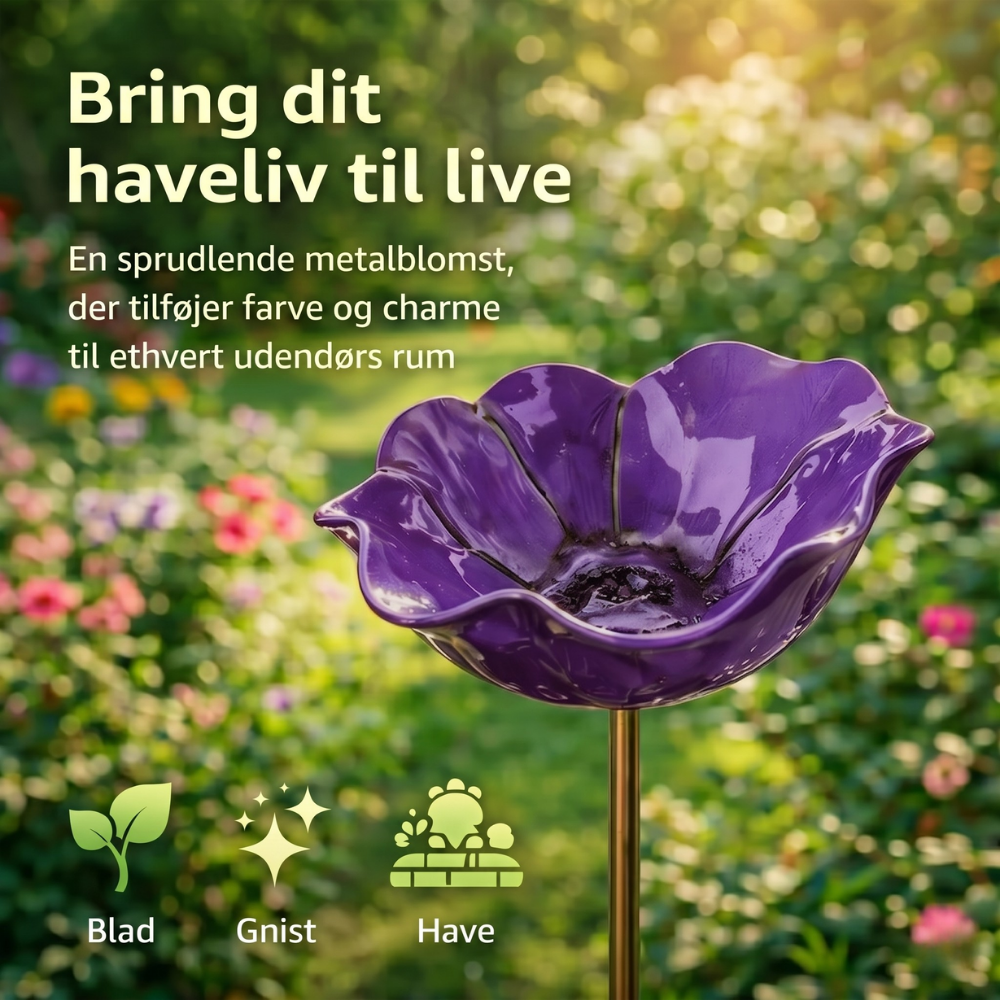 LoveleiFlora™ – Botanisk Vandstation til Fugle, Bier & Sommerfugle