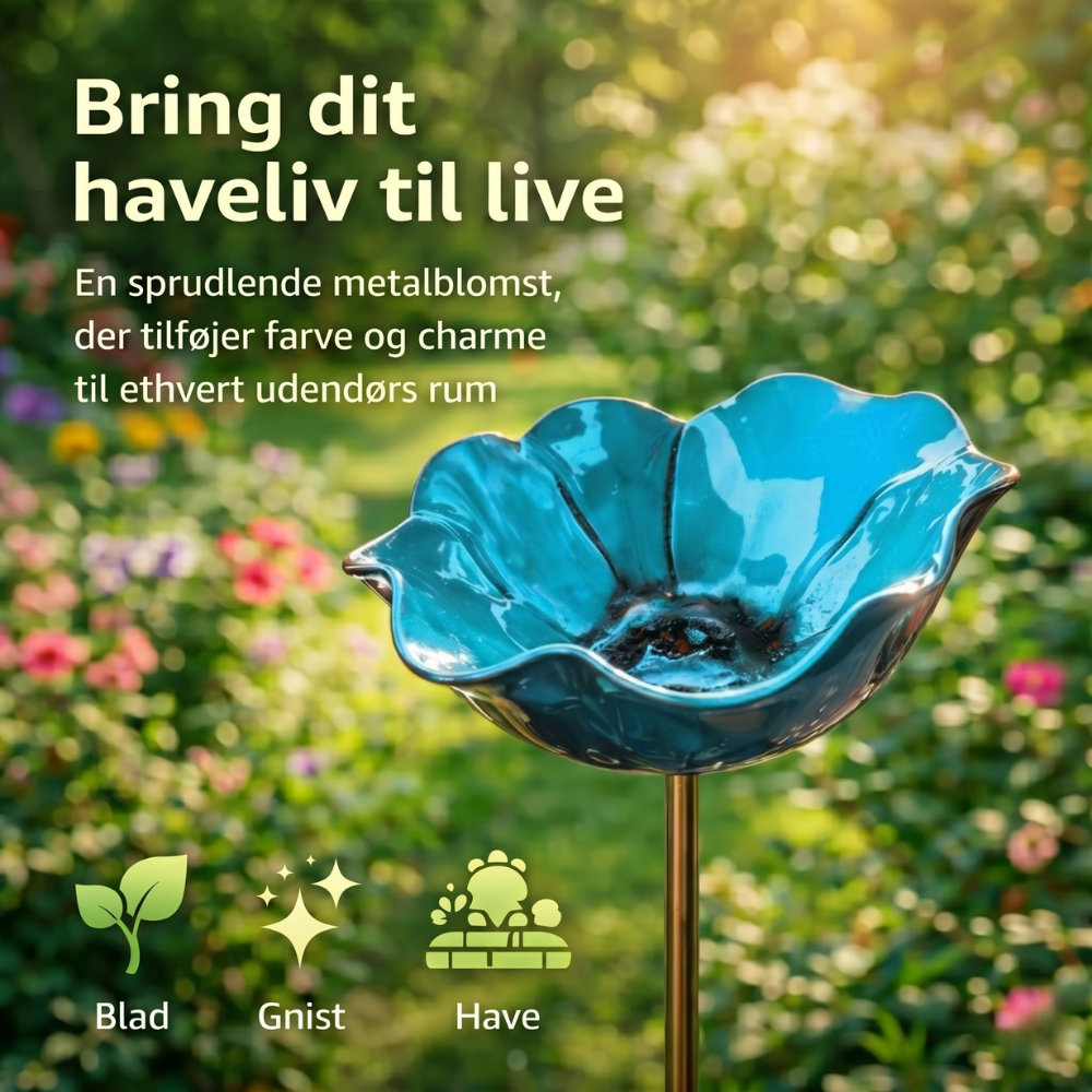 LoveleiFlora™ – Botanisk Vandstation til Fugle, Bier & Sommerfugle