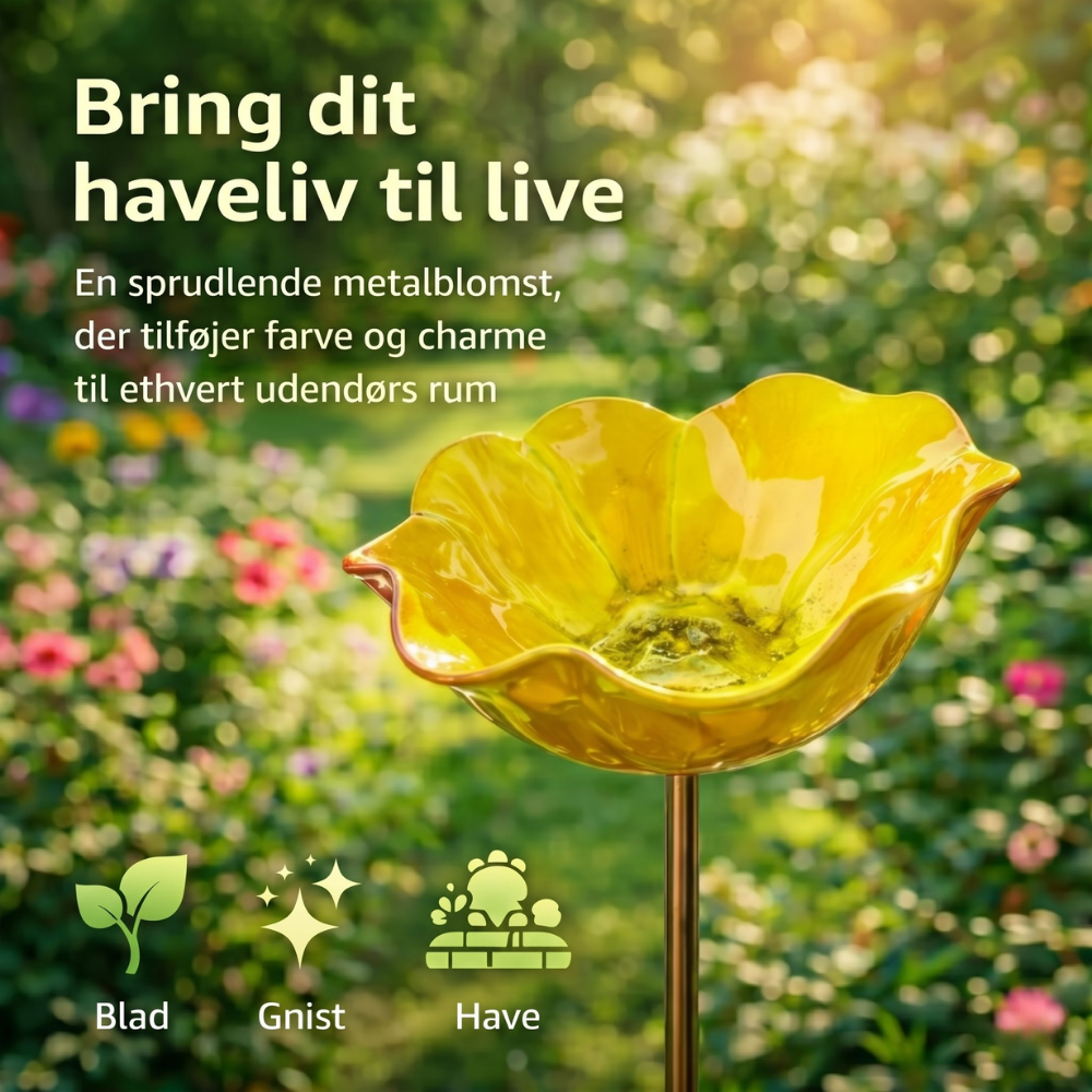 LoveleiFlora™ – Botanisk Vandstation til Fugle, Bier & Sommerfugle