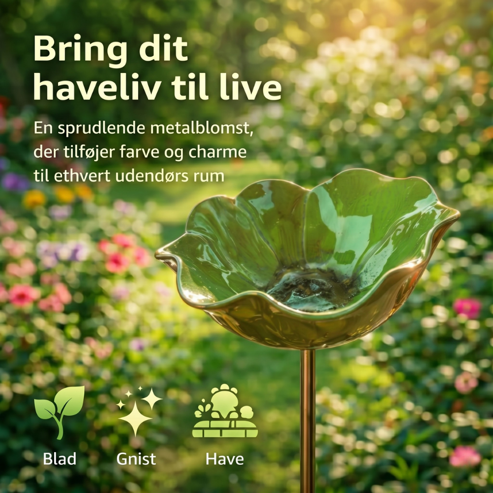 LoveleiFlora™ – Botanisk Vandstation til Fugle, Bier & Sommerfugle