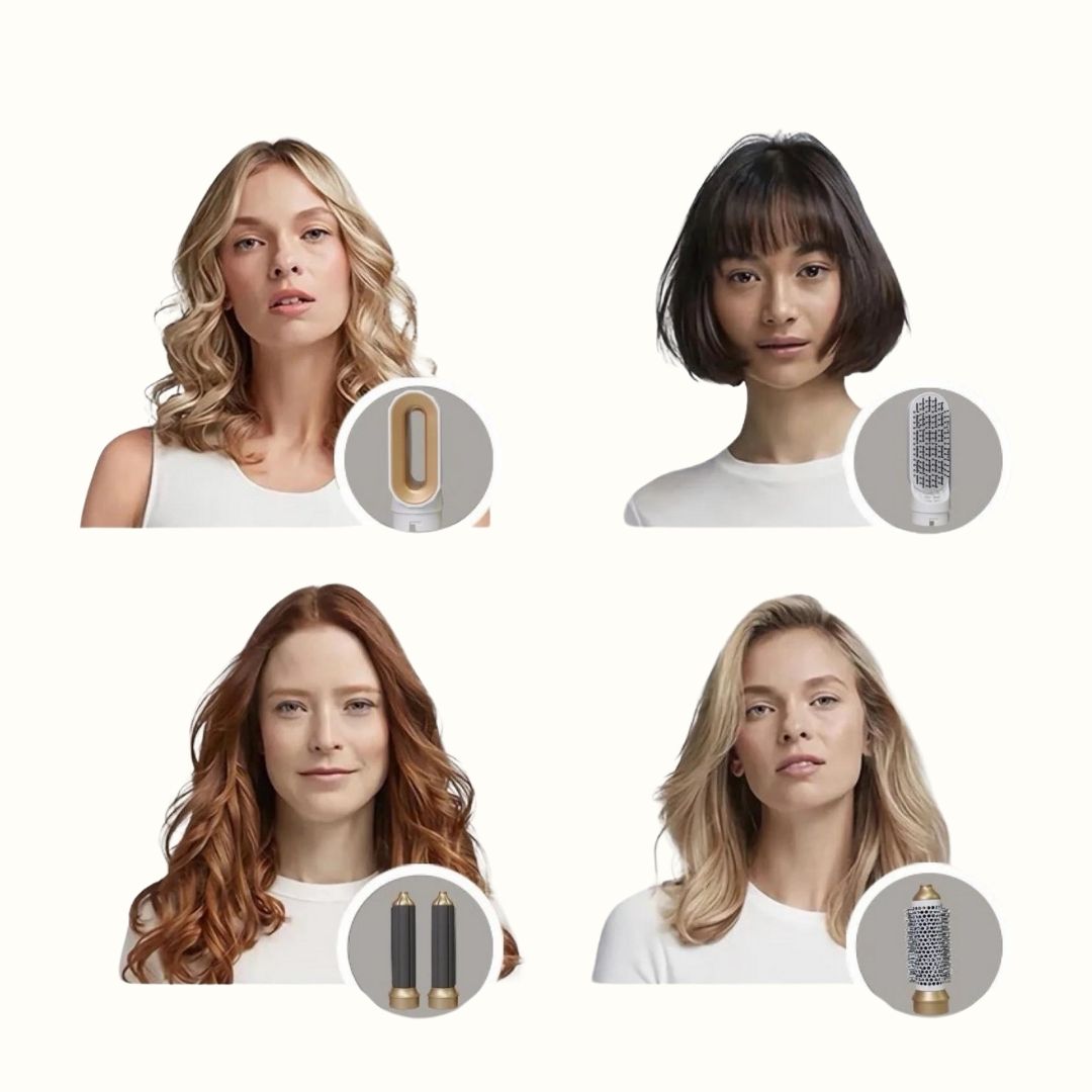 AirCurl Lovelei - det ultimative 5-i-1 værktøj til hårstyling