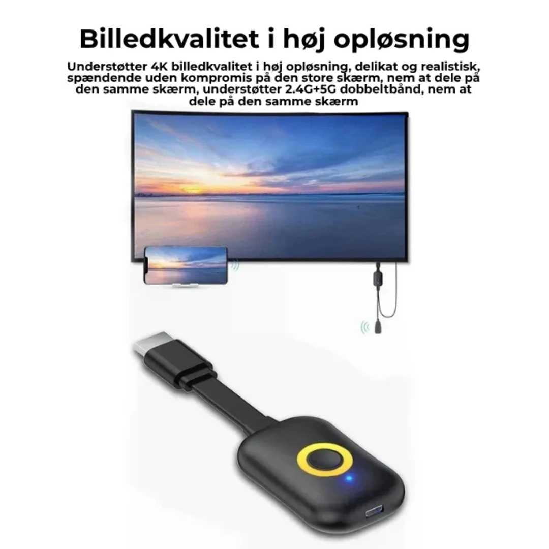 SpejlVen™ – Trådløs Skærmspejling til TV
