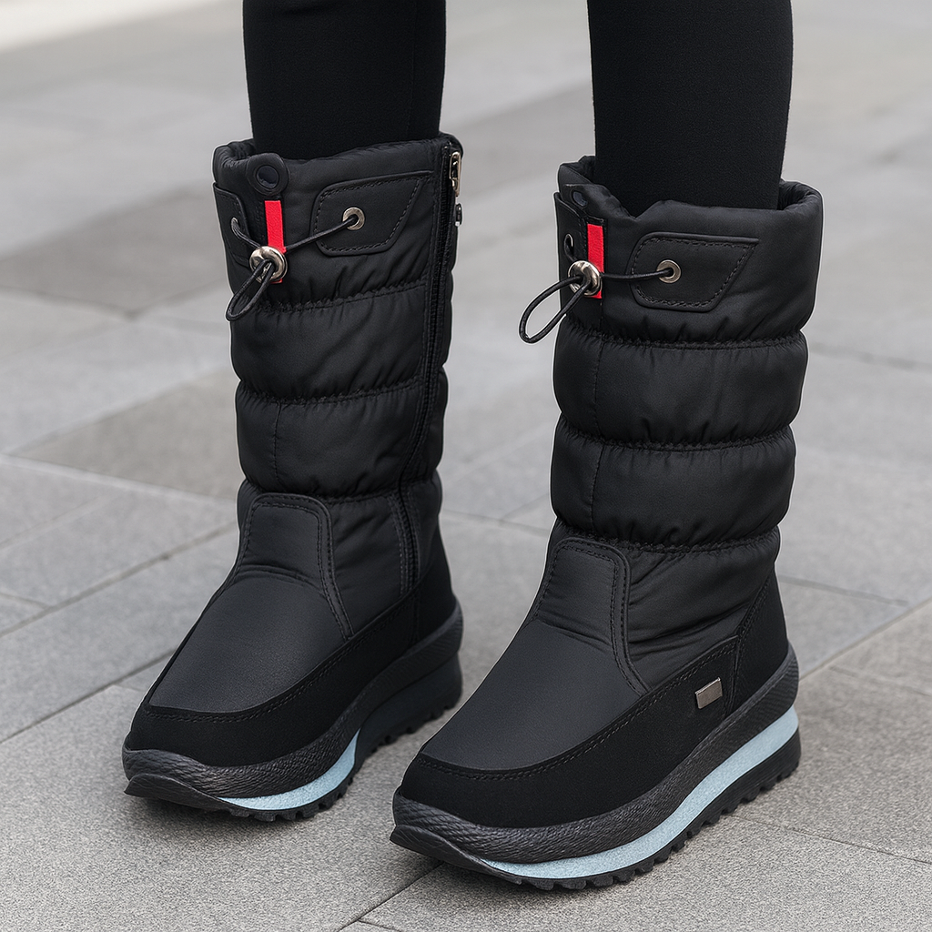 LoveleiBoots™ | Skridsikre og Vandtætte Snestøvler med Fuskepels