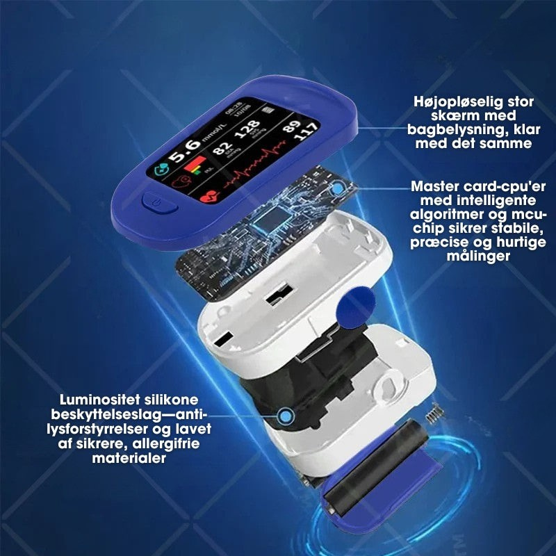 Fingerpulsoximeter med digitalt display