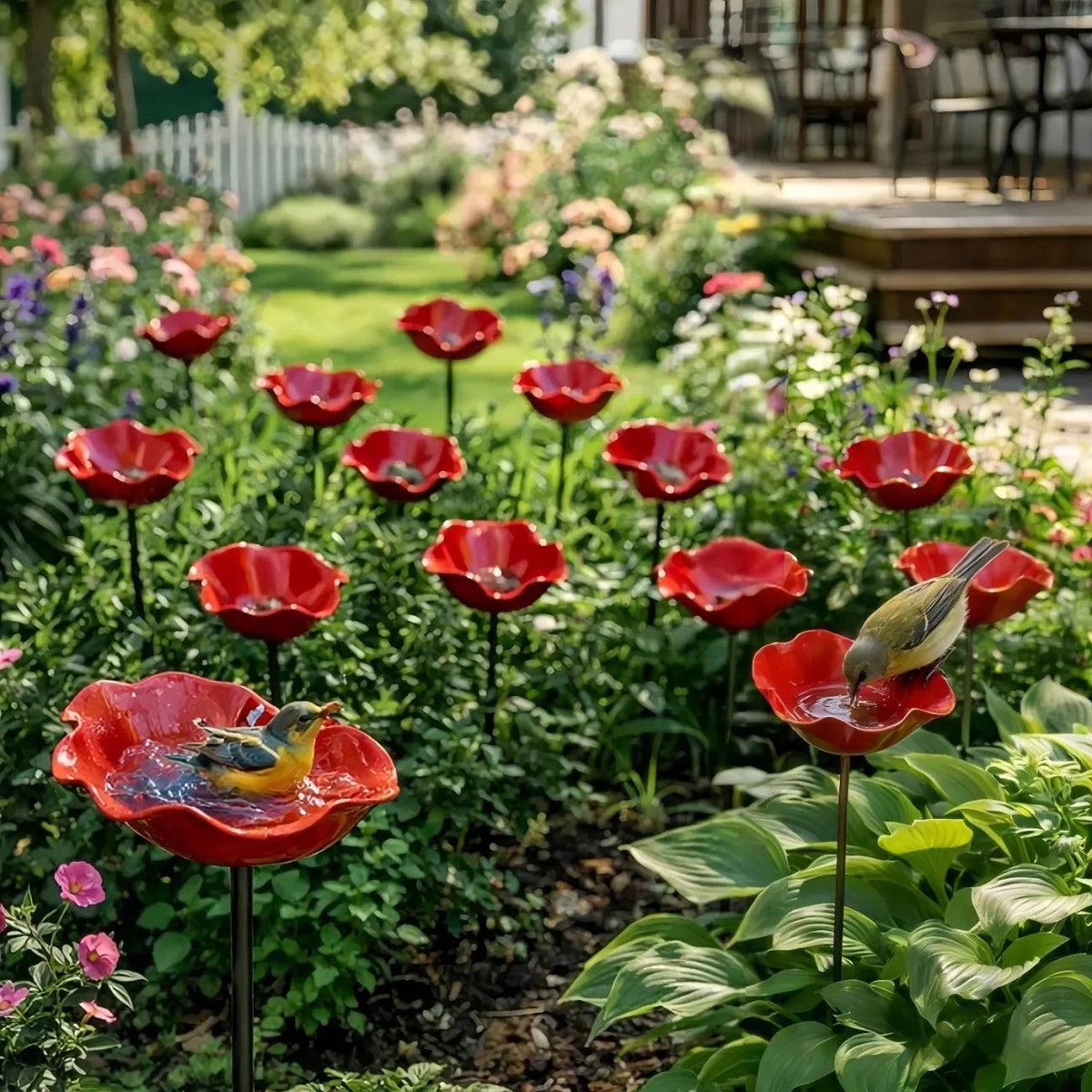 LoveleiFlora™ – Botanisk Vandstation til Fugle, Bier & Sommerfugle