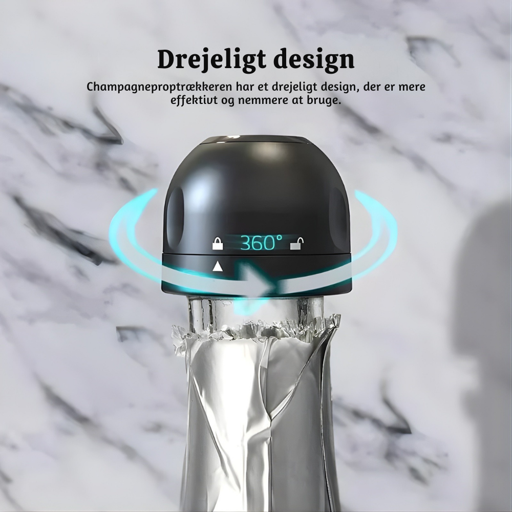 VinoLås™ – RoteLoveleide Loveleitæt Flaske­forsegler til Vin & Drikkevarer