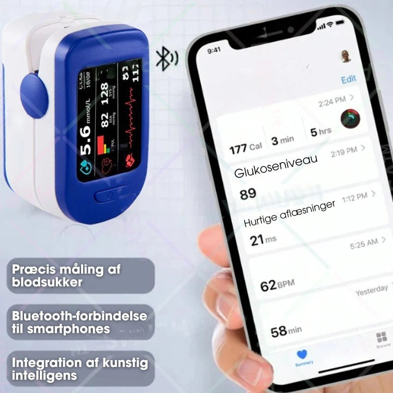 Fingerpulsoximeter med digitalt display
