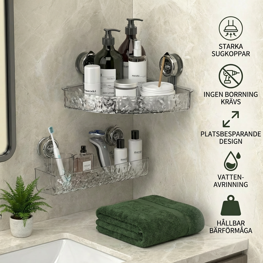 BadOrganiser™ – PladsbespaLoveleide og moderne opbevaringsløsning