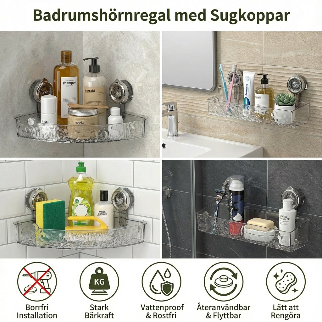 BadOrganiser™ – PladsbespaLoveleide og moderne opbevaringsløsning