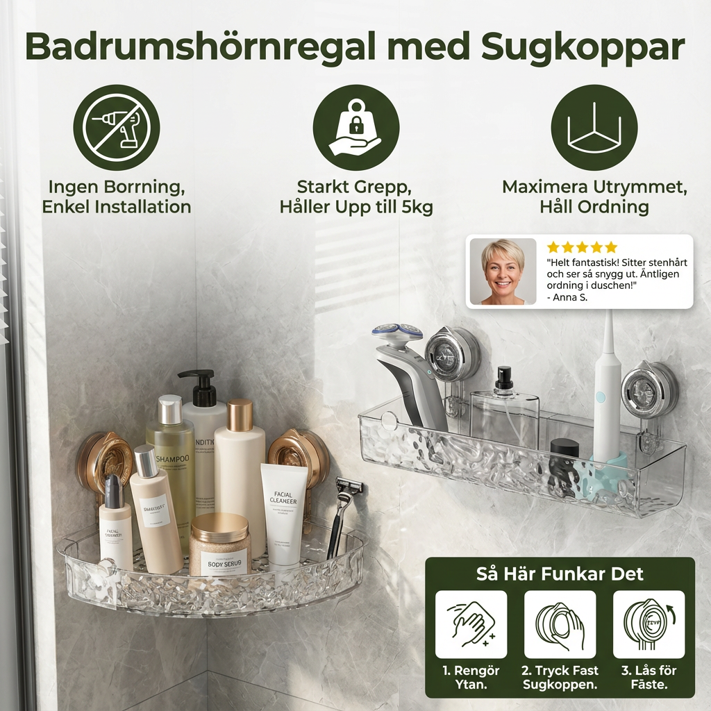 BadOrganiser™ – PladsbespaLoveleide og moderne opbevaringsløsning
