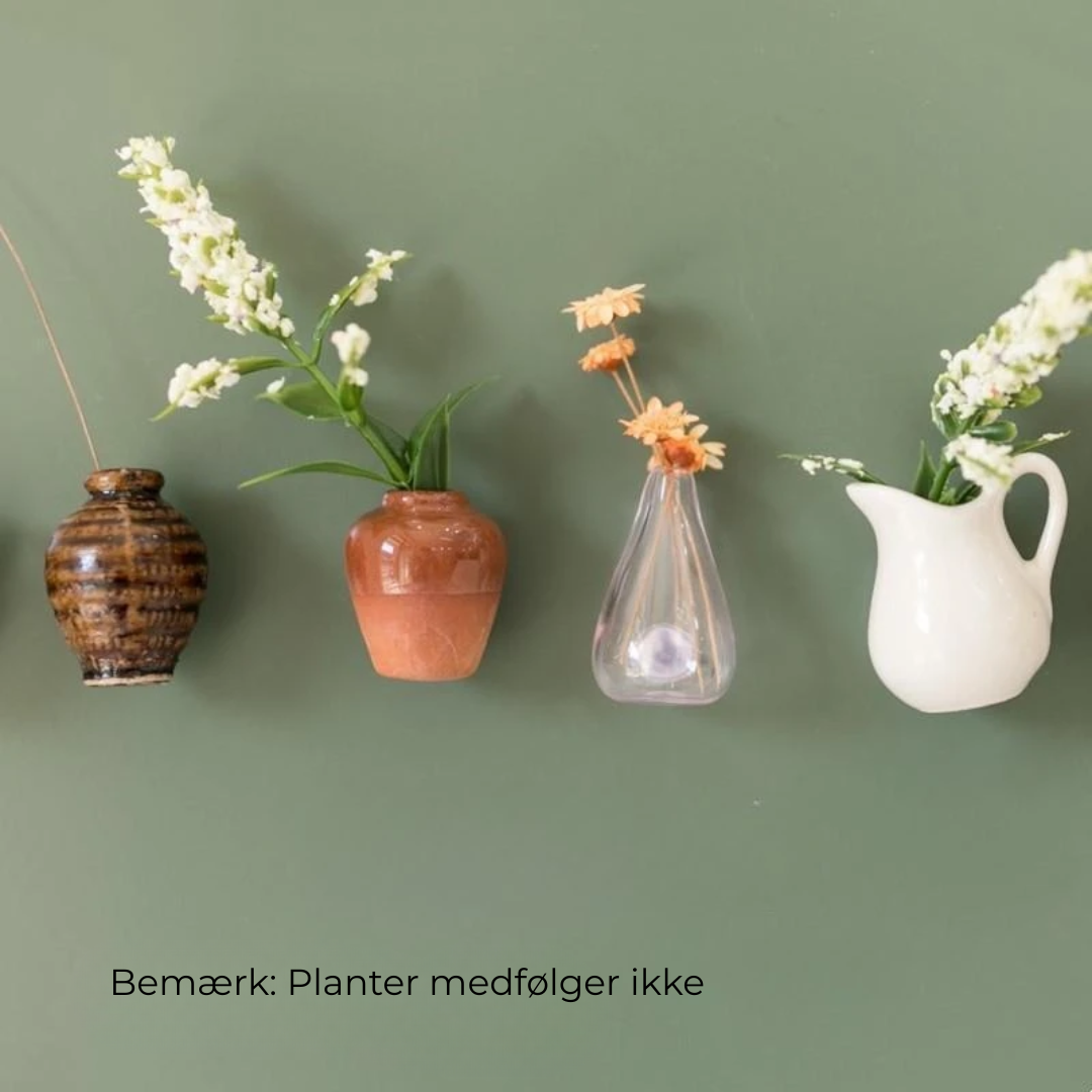 Minivasemagnet™ – Dekorative Keramikmagneter til Hjemmet (Sæt med 8)