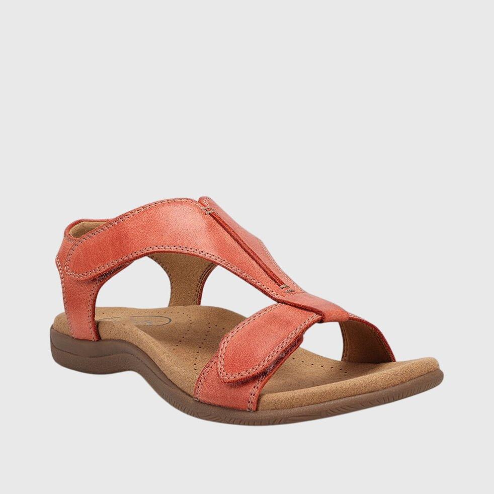 Andrea – sandaler med svangstøttende fodseng – Grå