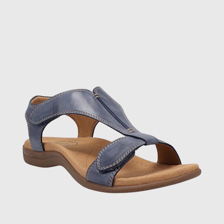 Andrea – sandaler med svangstøttende fodseng – Grå