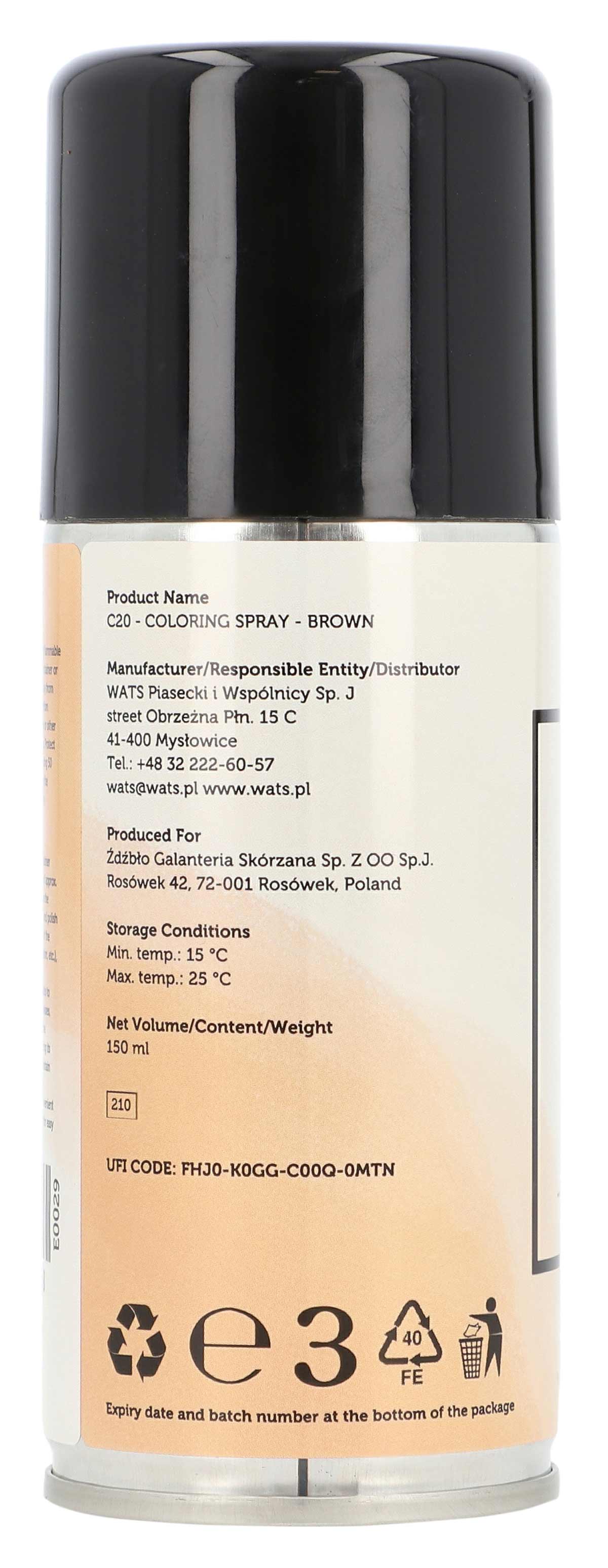 Farvespray - Brun