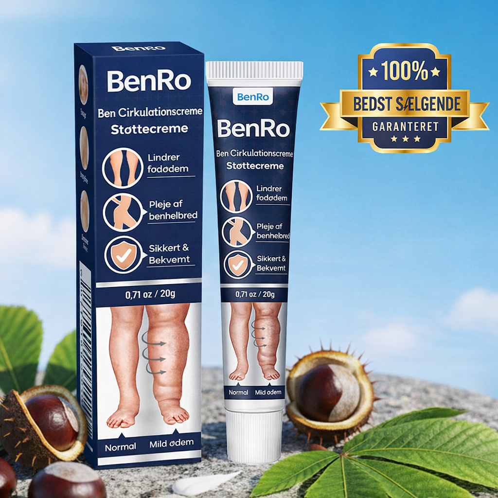 BenRo™ – LindLoveleide bencreme til lette ben og bedre blodcirkulation