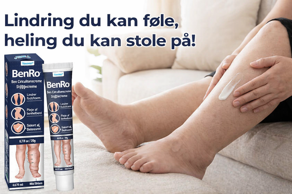 BenRo™ – LindLoveleide bencreme til lette ben og bedre blodcirkulation