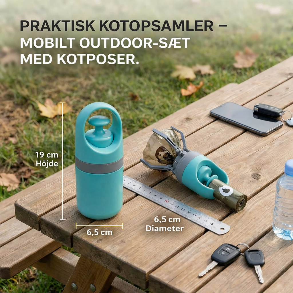 LoveleiTur™ – Hygiejnisk Hundelorteopsamler med Poser