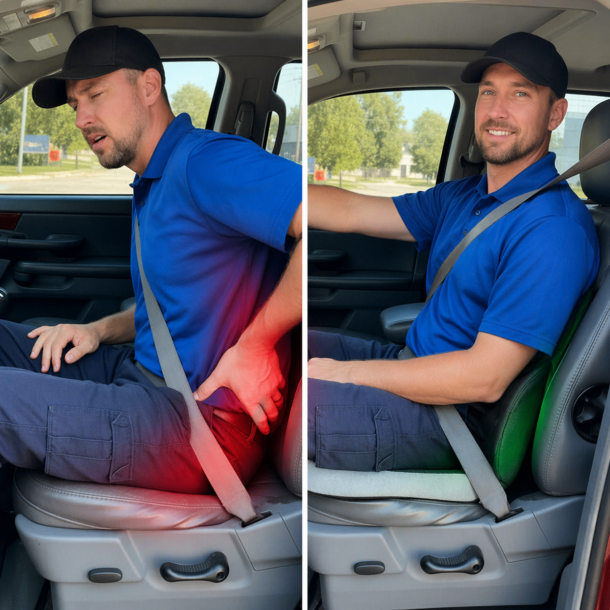StøttePude – ergonomisk siddepude i memory foam